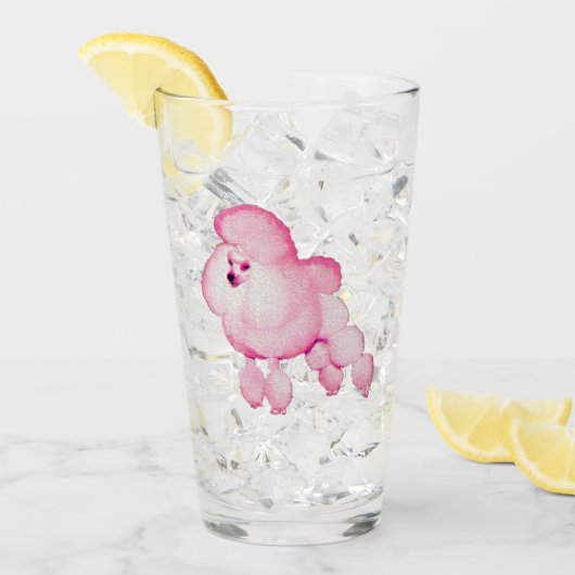 Retro Roze Podle Glas (Voorkant ijs)