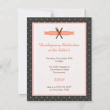 Retro roze polka dots lijst gastvrouw diner