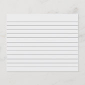 Retro Roze rolletje keukengereedschappen Recipcard (Achterkant)