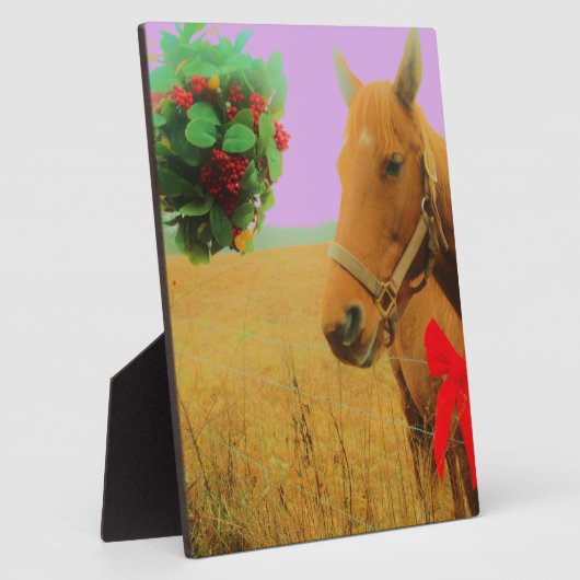 Retro roze sky Kerstmis Fotoplaat (Zijkant)