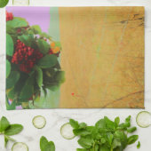 Retro roze sky Kerstmis Theedoek (Gevouwen)