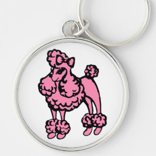Retro Roze Sleutelhanger