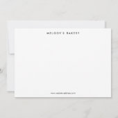 Retro roze Snoep strepen Dank u Notitiekaartje (Achterkant)