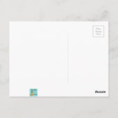 Retro Roze Starbursts Briefkaart (Achterkant)