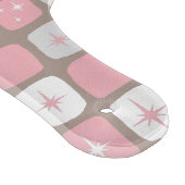 Retro Roze Starbursts Glass Cutting Board Paddle Snijplank (Hoek)
