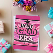 Retro roze stijlvol plezier in mijn Afstudeerder t Kaart