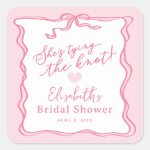 Retro Roze Strik Zij Krijgt de Knoop Aan 