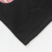 Retro Roze Suiker Plum Fairy Notenkraker Kerst C Fleece Deken (Hoek)