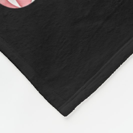 Retro Roze Suiker Plum Fairy Notenkraker Kerst C Fleece Deken (Hoek)