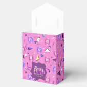 Retro Roze Tamagotchi Verjaardag Favoriet Box Bedankdoosjes (Geopend)