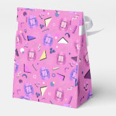 Retro Roze Tamagotchi Verjaardag Favoriet Box Bedankdoosjes (Achterkant)