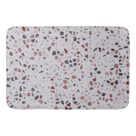 Retro Roze Terrazzo Marmeren Patroon Badmat