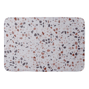 Retro Roze Terrazzo Marmeren Patroon Badmat