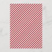 Retro Roze Tijd Capsule Kerst Baby shower Spel Notitiekaartje (Achterkant)