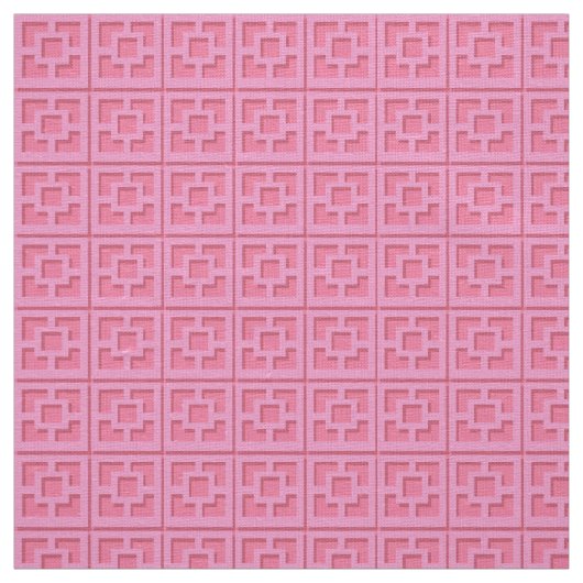 Retro Roze Trellis-stof Stof (Swatch)