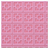 Retro Roze Trellis-stof Stof (Close Up)
