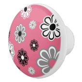 Retro Roze ventilatoraansteker Keramische Knop (Rechts)