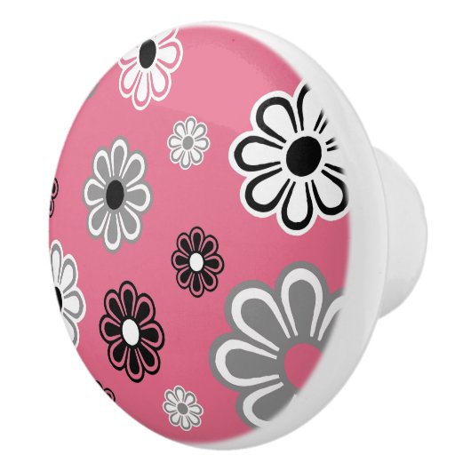 Retro Roze ventilatoraansteker Keramische Knop (Rechts)