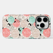 Retro, rozen Case-Mate iPhone case (Achterkant (horizontaal))
