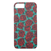 Retro-Rozen Case-Mate iPhone Case (Achterkant)