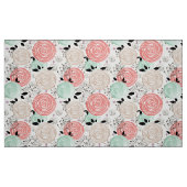 Retro, rozen stof (Fat Quarter)