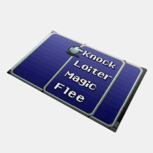Retro RPG Menu Deuren Mat 24 x 36 inch (16-bits)