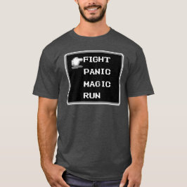 Retro RPG Menu T-Shirt (8-bits)