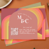 Retro RSVP met QR-code