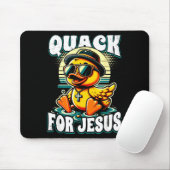 Retro Rubber Duck Christian Rubber Ducky Quacks Fo Muismat (Met muis)
