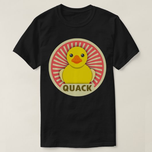 Retro &  Rubber Duck Quack Ducky Gifts Pull T-shirt (Design voorkant)