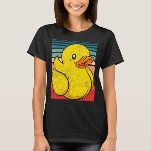 Retro Rubber Duck T-shirt (Voorkant)