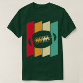 Retro Rugby Ball  Style Rugby Player T-shirt (Design voorkant)