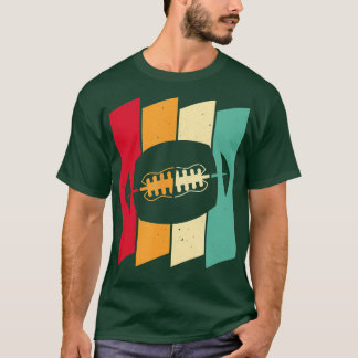 Retro Rugby Ball  Style Rugby Player T-shirt