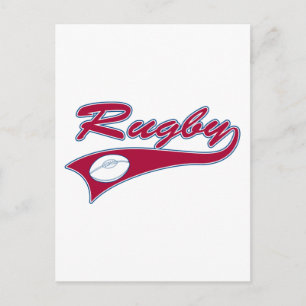 Retro Rugby Briefkaart