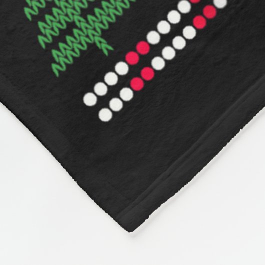 Retro Rugby O Scrum All Ye Faithful Ugly Merry Chr Fleece Deken (Hoek)