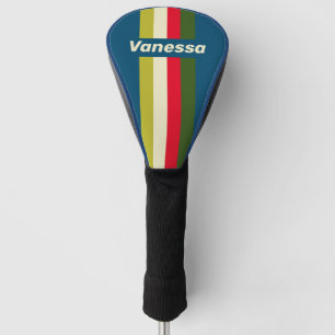Retro Rugby Speld Streep met Naam Golfheadcover