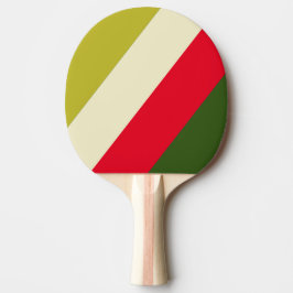 Retro Rugby Vet Gestreepte Tafeltennisbatje