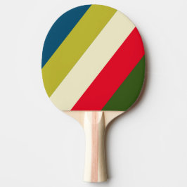 Retro Rugby Vette Strepen Tafeltennisbatje