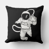 Retro ruimte astronaut kussen (Voorkant)