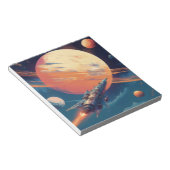 retro-ruimte-exploratie-Poster Notitieblok (Schuin)