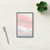 Retro ruimte Poster van Kepler-186f. Post-it® Notes (Kantoor)