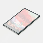 Retro ruimte Poster van Kepler-186f. Post-it® Notes (Schuin)