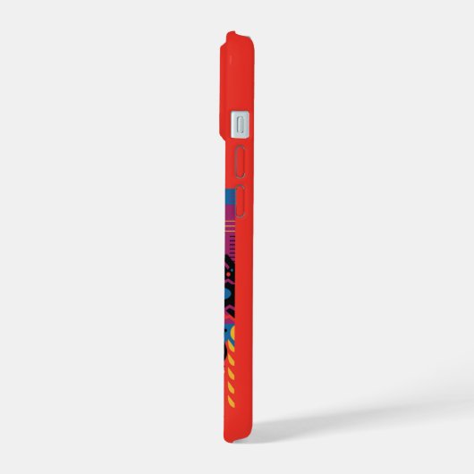 Retro-ruimtepagina - Mars Verkenningsprogramma. iPhone 15 Case (Linkerkant)