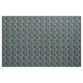 Retro Ruimteslag Sci-Fi Ruimteschip Comic Pattern Stof (Yard (91,4 cm))