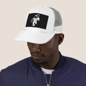 Retro-ruimtevaarder  trucker pet (In situ)
