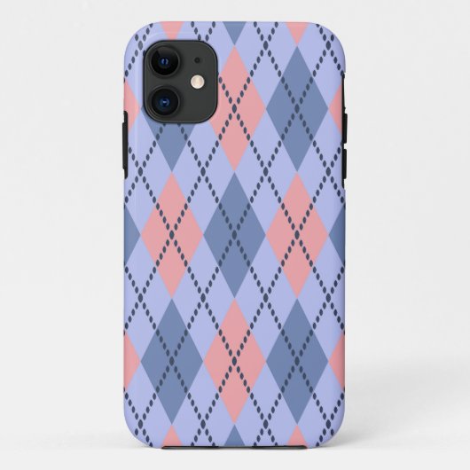 Retro ruitpatroon.  Case-Mate iPhone case (Achterkant)