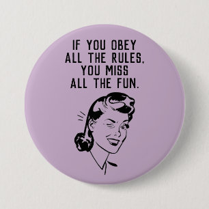 Retro Rule Breaker Button