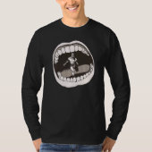 Retro Running Mouth Escape Gape T-shirt (Voorkant)