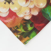 Retro Rustic Fresh Summer Tropical Fruit Vegetable Fleece Deken (Hoek)
