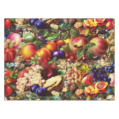 Retro Rustic Fresh Summer Tropical Fruit Vegetable Tafelkleed (Voorkant (Horizontaal))
